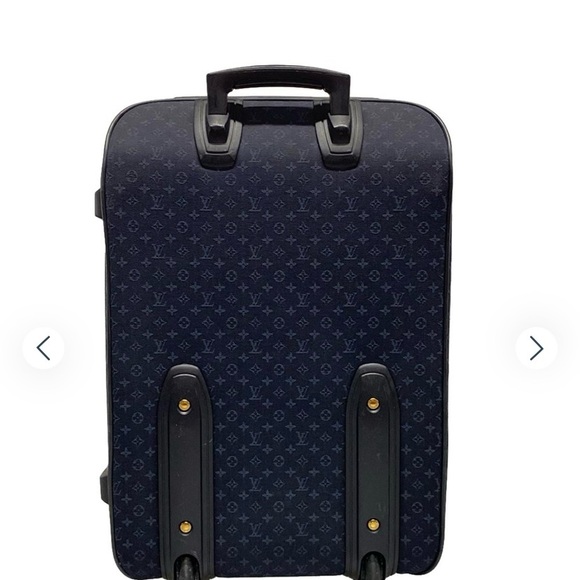 Authentic Louis Vuitton pegase 55 mini lin monogram carry on - Picture 3 of 12